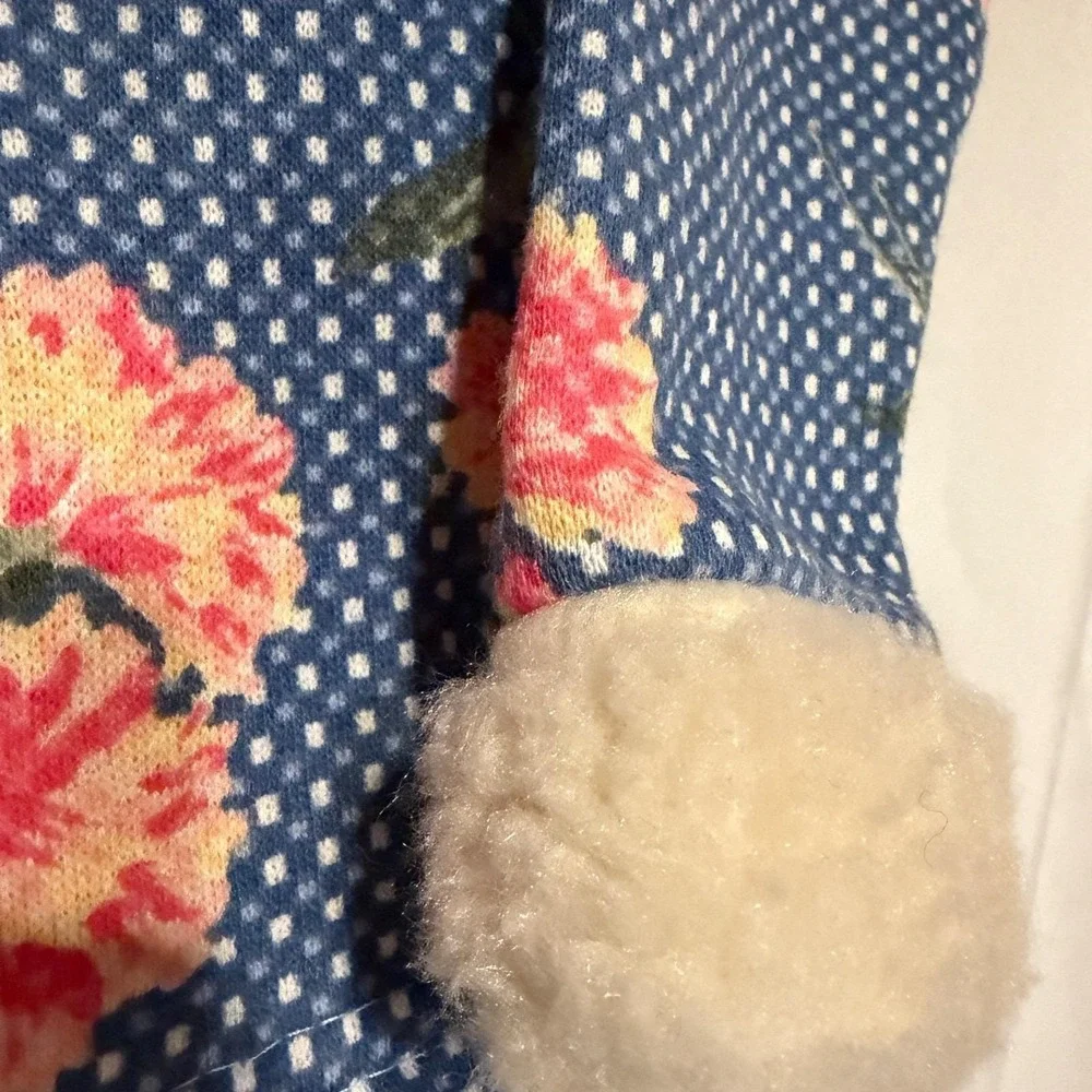 Vtg EUC Rose Cage San Fran toddler floral jacket skirt set‎ Faux Fur USA 2T-4T